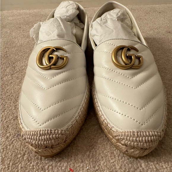Gucci Leather Espadrille with Double G - Picture 6 of 8